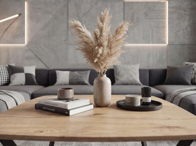 Zorlen Kvadratiskt soffbord 75x75 cm med eklook - ek-look svart - Möbler - Matplats - Matbord & köksbord