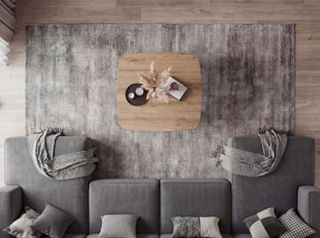 Zorlen Kvadratiskt soffbord 75x75 cm med eklook - ek-look svart - Möbler - Matplats - Matbord & köksbord
