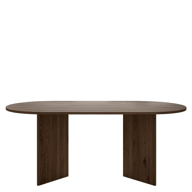 Zyleron Matbord oval 185 cm, Brun