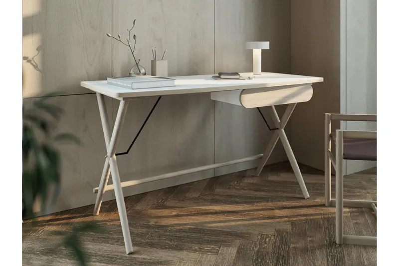Aditiya Skrivbord 67x135 cm - Vit - Möbler - Hemmakontor - Skrivbord