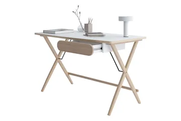 Aditiya Skrivbord 67x135 cm - Vit - Möbler - Hemmakontor - Skrivbord