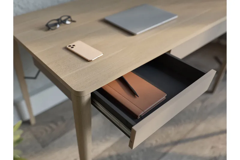 Aditiya Skrivbord 71x139 cm - Brun - Möbler - Hemmakontor - Skrivbord