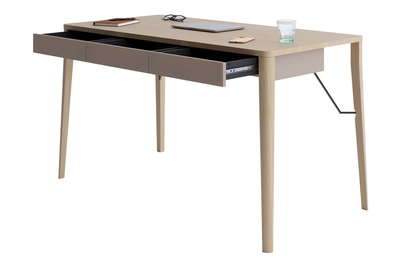 Aditiya Skrivbord 71x139 cm - Brun - Möbler - Hemmakontor - Skrivbord