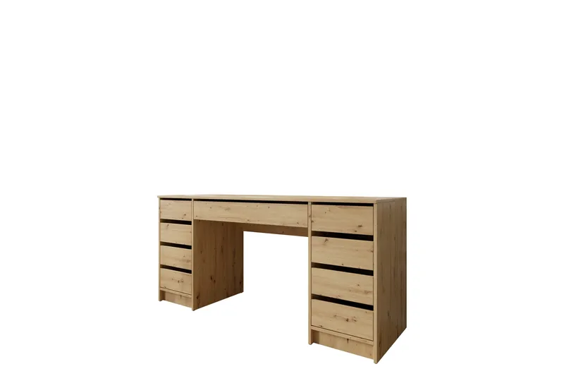 Adrash Skrivbord 55x154 cm, Brun