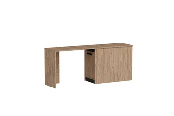 Akser Skrivbord 47x180 cm - Brun/Antracit - Möbler - Hemmakontor - Skrivbord