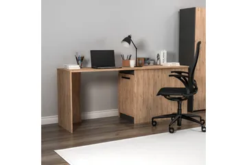 Akser Skrivbord 47x180 cm - Brun/Antracit - Möbler - Hemmakontor - Skrivbord