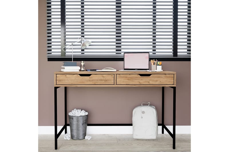 Atlas Skrivbord 55x120 cm - Brun - Möbler - Hemmakontor - Skrivbord