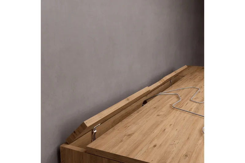 Atlas Skrivbord 55x160 cm - Brun - Möbler - Hemmakontor - Skrivbord