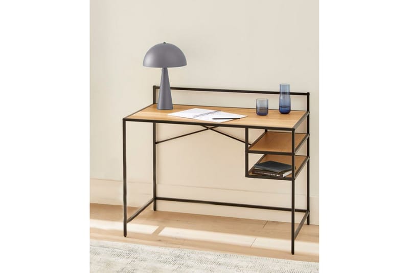 Avalyn Skrivbord 56,8x110 cm - Svart/Beige - Möbler - Hemmakontor - Skrivbord