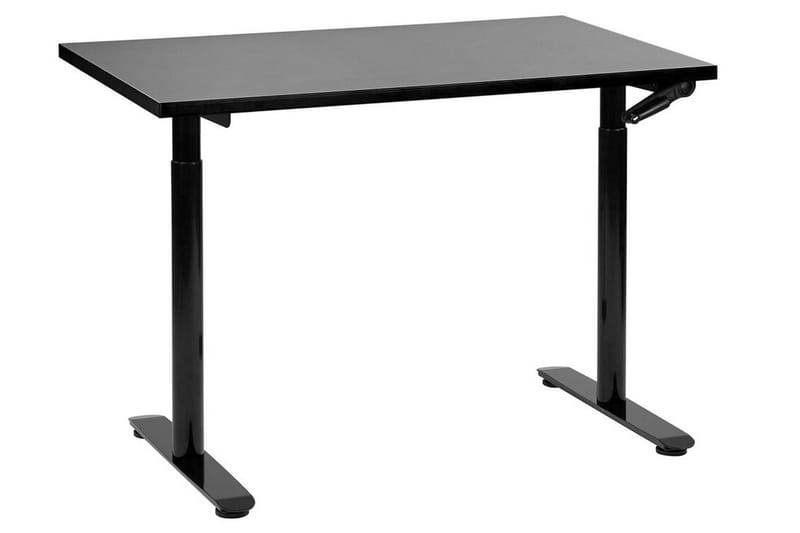 Banner Skrivbord 72x120 cm, Svart