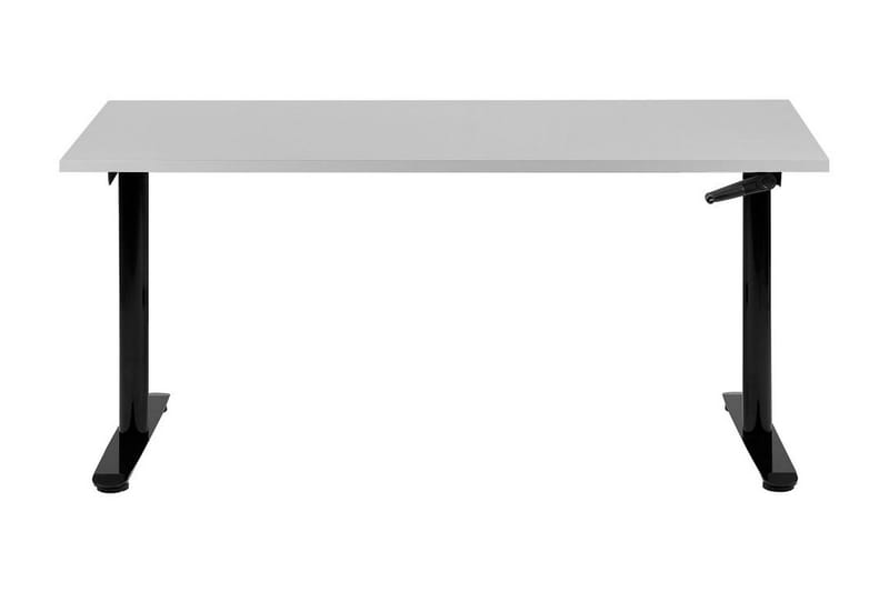 Banner Skrivbord 72x160 cm - Grå/Svart - Möbler - Hemmakontor - Skrivbord