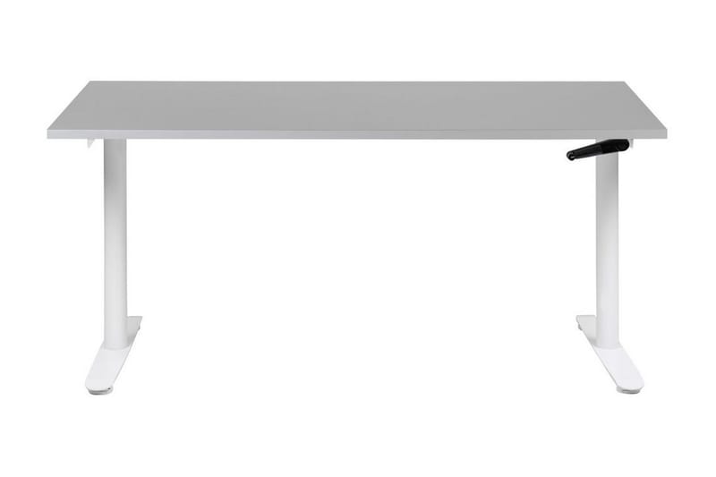 Banner Skrivbord 72x160 cm - Grå/Vit - Möbler - Hemmakontor - Skrivbord