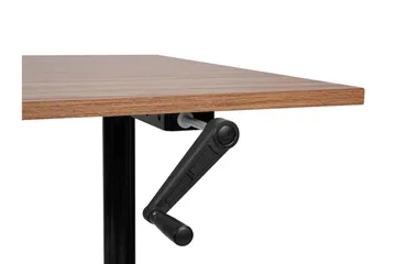 Banner Skrivbord 72x160 cm - Mörkt trä/Svart - Möbler - Hemmakontor - Skrivbord