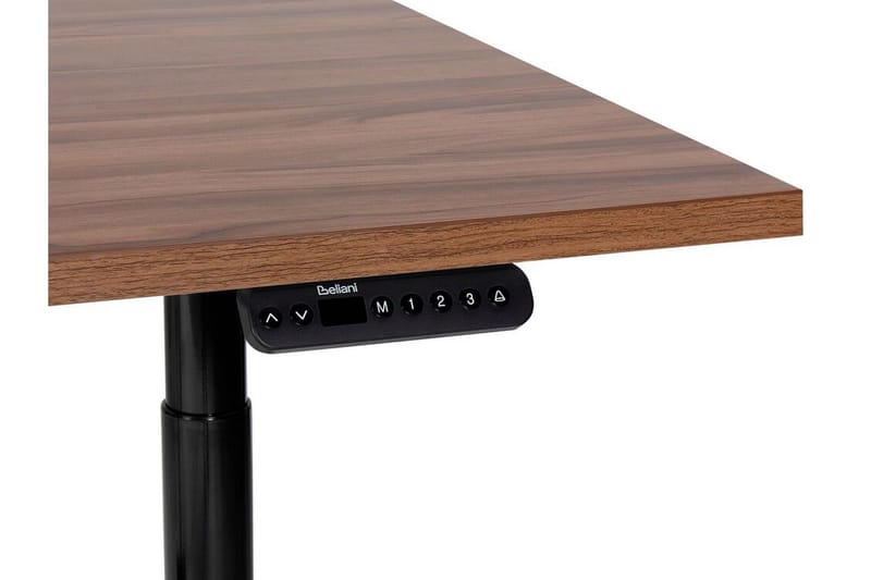 Banner Skrivbord 72x160 cm - Mörkt trä/Svart - Möbler - Hemmakontor - Skrivbord