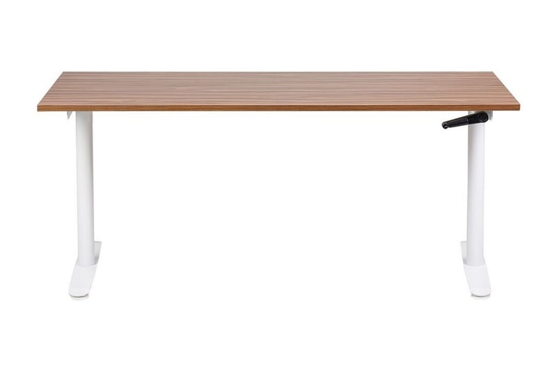 Banner Skrivbord 72x160 cm - Mörkt trä/Vit - Möbler - Hemmakontor - Skrivbord