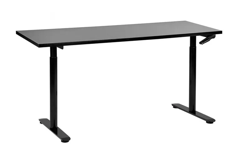 Banner Skrivbord 72x160 cm, Svart