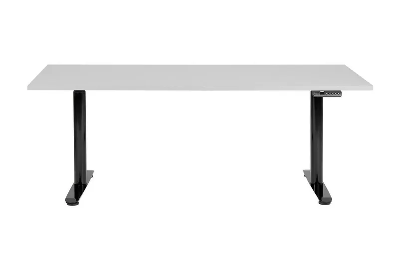 Banner Skrivbord 80x180 cm - Grå/Svart - Möbler - Hemmakontor - Skrivbord