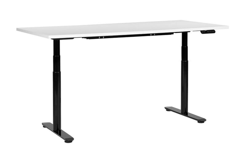Banner Skrivbord 80x180 cm, Vit/Svart