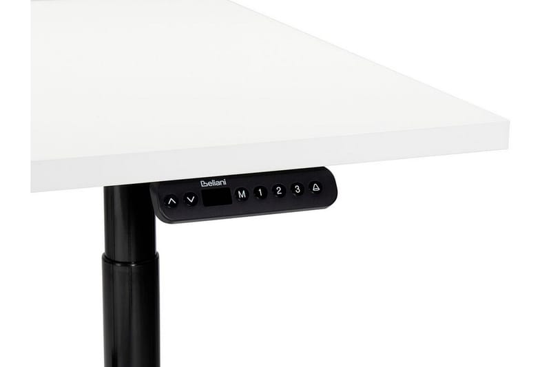 Banner Skrivbord 80x180 cm - Vit/Svart - Möbler - Hemmakontor - Skrivbord