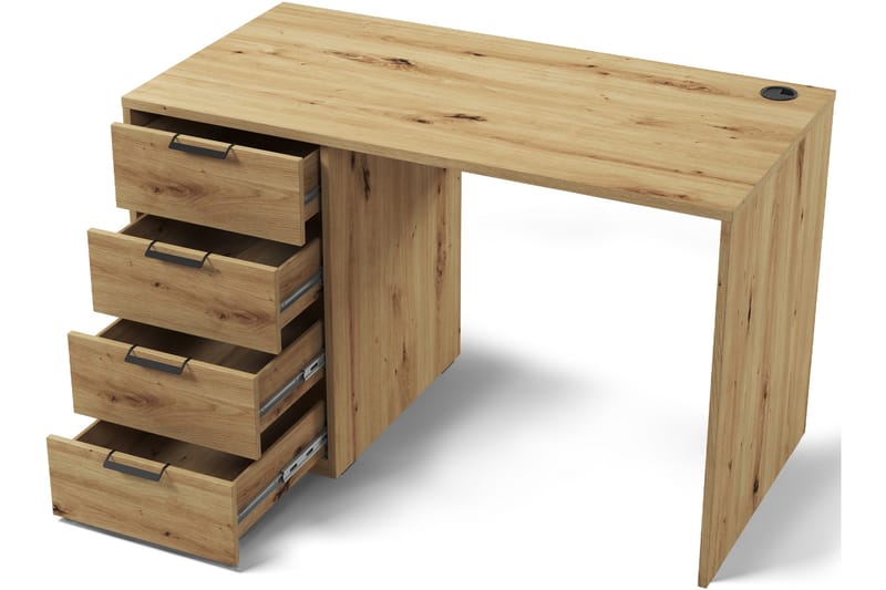 Barold Skrivbord 120x60 cm - Brun - Möbler - Hemmakontor - Skrivbord