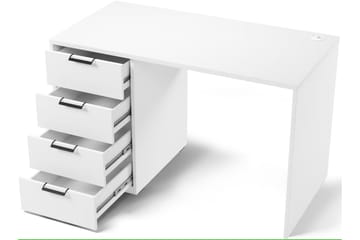 Barold Skrivbord 120x60 cm - Vit - Möbler - Hemmakontor - Skrivbord