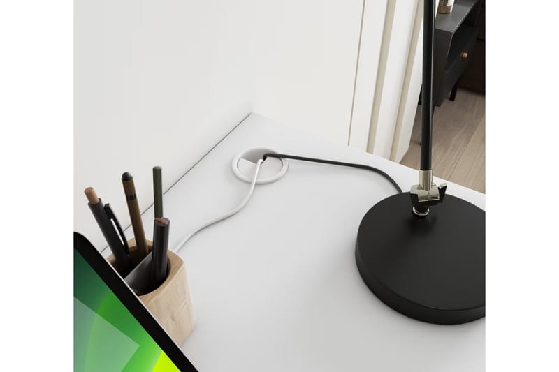 Barold Skrivbord 120x60 cm - Vit - Möbler - Hemmakontor - Skrivbord