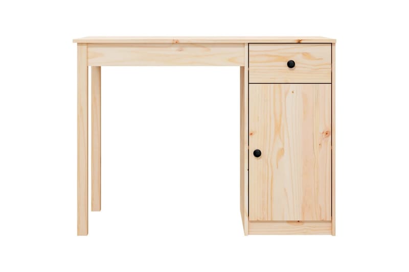 beBasic Skrivbord 100x50x75 cm massiv furu - Möbler - Hemmakontor - Skrivbord