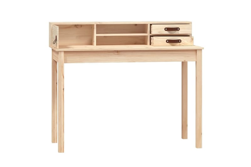 beBasic Skrivbord 110x50x93 cm massiv furu - Möbler - Hemmakontor - Skrivbord