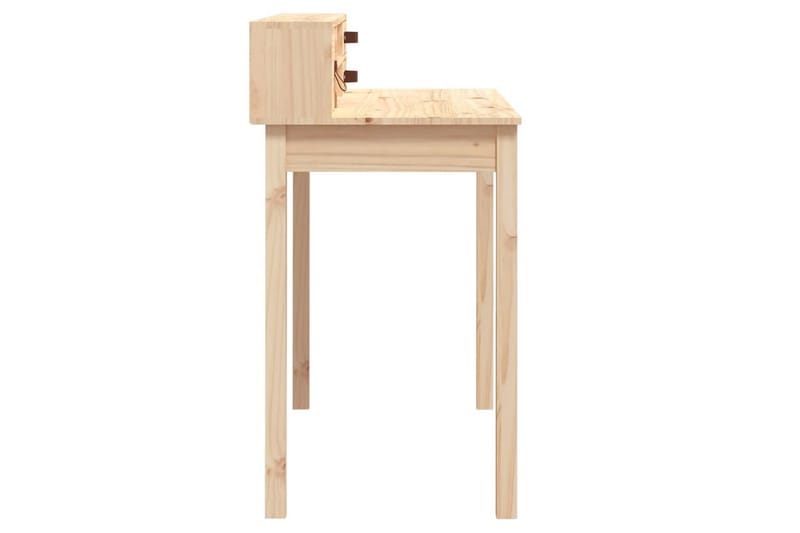 beBasic Skrivbord 110x50x93 cm massiv furu - Möbler - Hemmakontor - Skrivbord