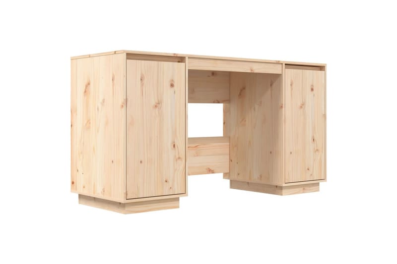 beBasic Skrivbord 140x50x75 cm massiv furu - Möbler - Hemmakontor - Skrivbord