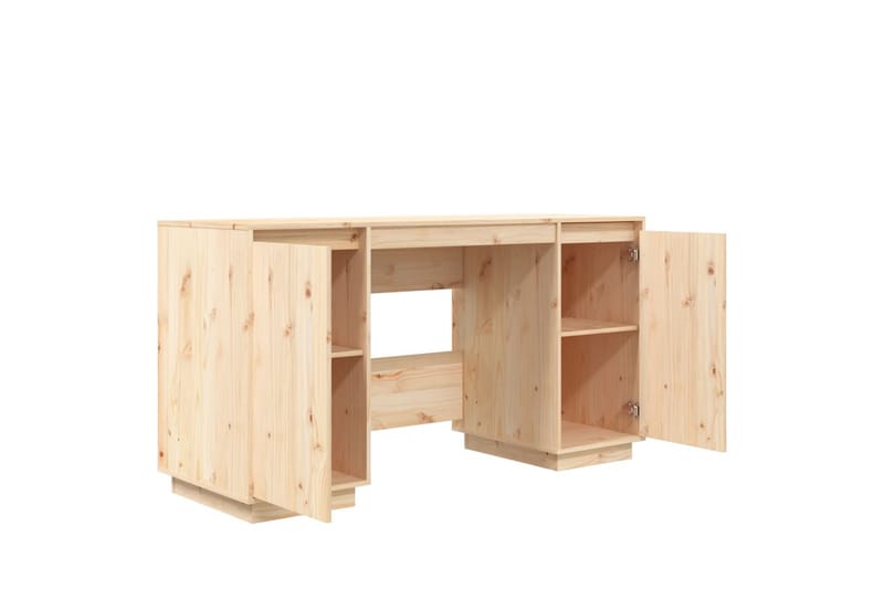 beBasic Skrivbord 140x50x75 cm massiv furu - Möbler - Hemmakontor - Skrivbord