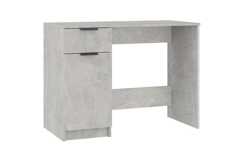 beBasic Skrivbord betonggrå 100x50x75 cm konstruerat trä - Möbler - Hemmakontor - Skrivbord