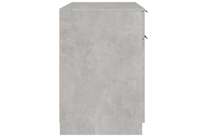 beBasic Skrivbord betonggrå 100x50x75 cm konstruerat trä - Möbler - Hemmakontor - Skrivbord