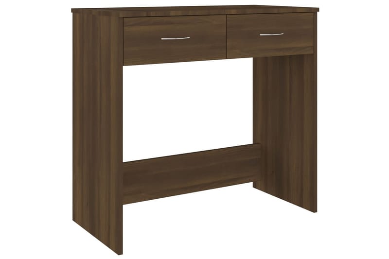 beBasic Skrivbord brun ek 80x40x75 cm konstruerat trä - Möbler - Hemmakontor - Skrivbord