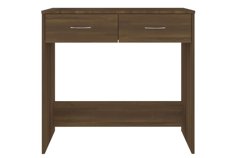 beBasic Skrivbord brun ek 80x40x75 cm konstruerat trä - Möbler - Hemmakontor - Skrivbord