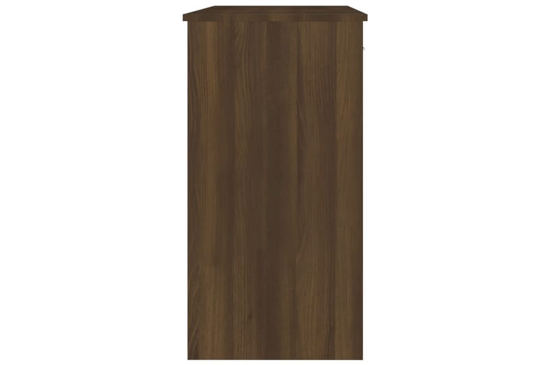 beBasic Skrivbord brun ek 80x40x75 cm konstruerat trä - Möbler - Hemmakontor - Skrivbord