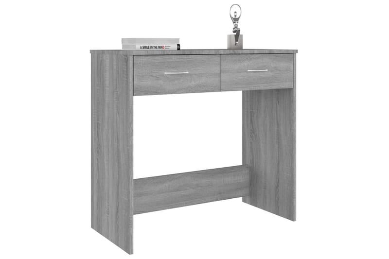 beBasic Skrivbord grå sonoma 80x40x75 cm konstruerat trä - Skrivbord - Bord