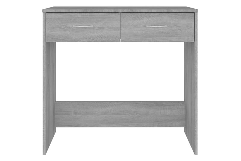 beBasic Skrivbord grå sonoma 80x40x75 cm konstruerat trä - Möbler - Hemmakontor - Skrivbord