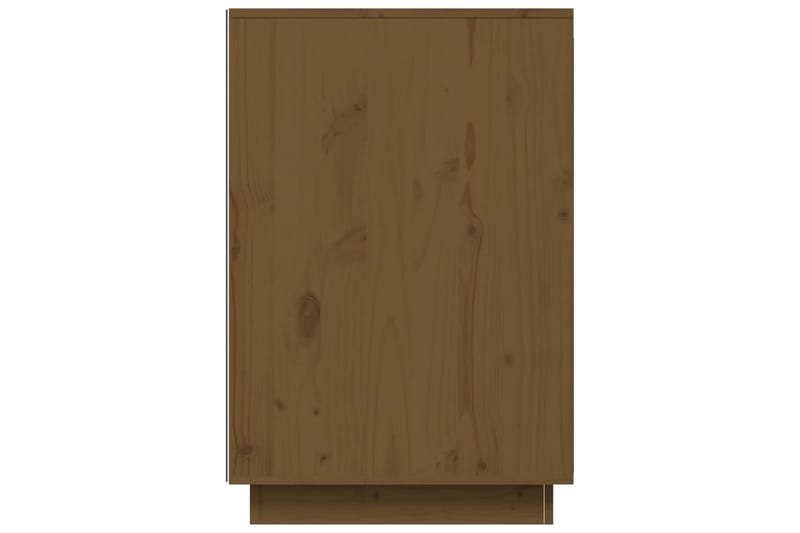 beBasic Skrivbord honungsbrun 140x50x75 cm massiv furu - Skrivbord - Bord