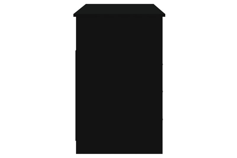 beBasic Skrivbord med lådor svart 102x50x76 cm konstruerat trä - Skrivbord - Bord