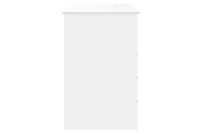 beBasic Skrivbord med lådor vit 102x50x76 cm konstruerat trä - Skrivbord - Bord