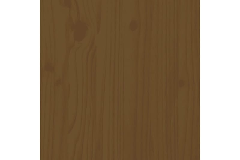 beBasic Skrivbord med skåp Honungsbrunt 135x50x75 cm massiv furu - Skrivbord - Bord