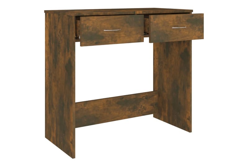 beBasic Skrivbord rökfärgad ek 80x40x75 cm konstruerat trä - Möbler - Hemmakontor - Skrivbord