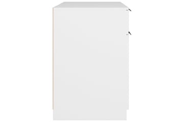 beBasic Skrivbord vit 100x50x75 cm konstruerat trä - Möbler - Hemmakontor - Skrivbord