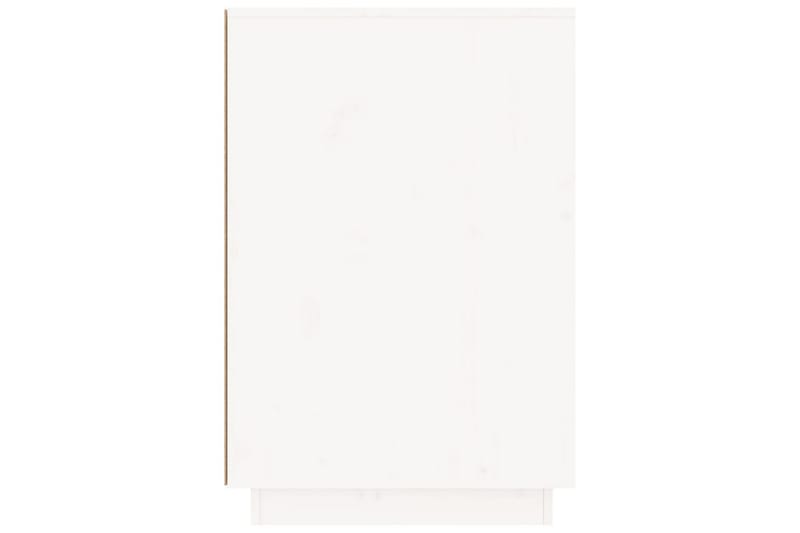 beBasic Skrivbord vit 140x50x75 cm massiv furu - Möbler - Hemmakontor - Skrivbord