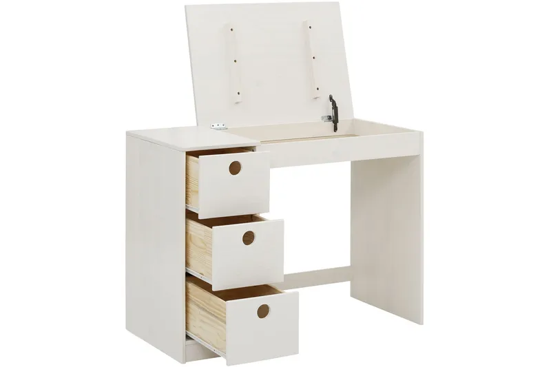 Masoomya Skrivbord 100 cm - Vit - Möbler - Hemmakontor - Skrivbord