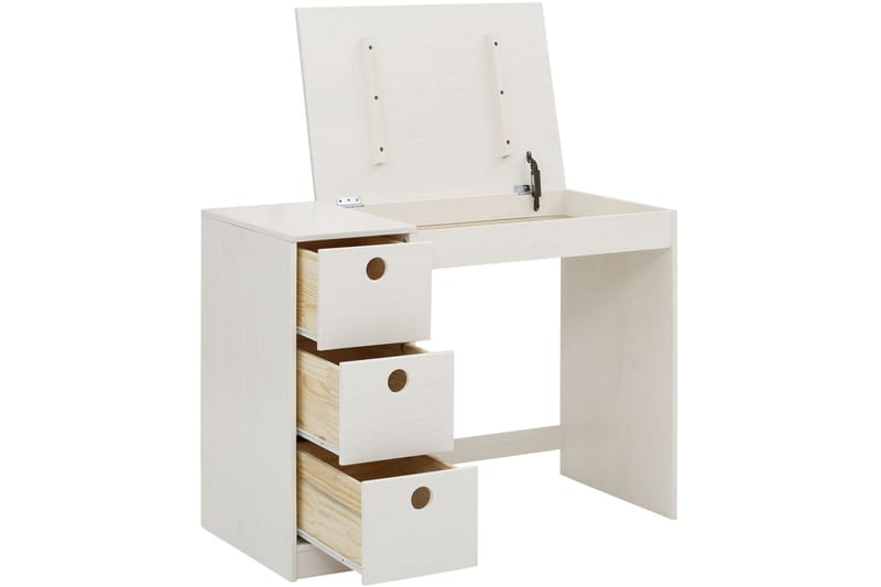 Masoomya Skrivbord 100 cm - Vit - Möbler - Hemmakontor - Skrivbord