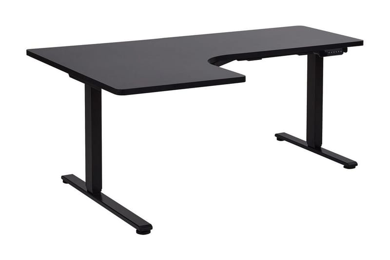 Bina L-format Skrivbord 109x160 cm i Målat Trä - Svart - Möbler - Hemmakontor - Skrivbord