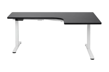 Bina Skrivbord 109x160 cm i Trä med Metallstativ - Svart|Vit - Möbler - Hemmakontor - Skrivbord