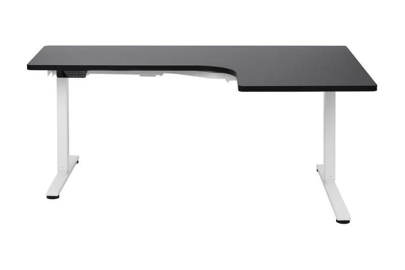 Bina Skrivbord 109x160 cm i Trä med Metallstativ - Svart|Vit - Möbler - Hemmakontor - Skrivbord